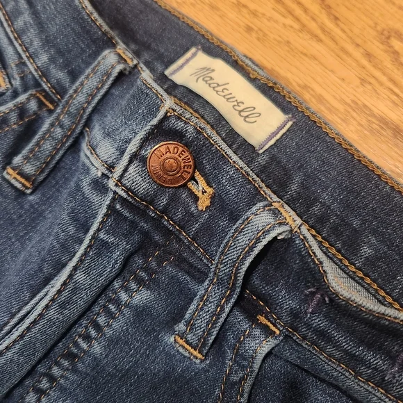 Madewell Blue Denim Womens Jeans Size 27 - Picture 3 of 6